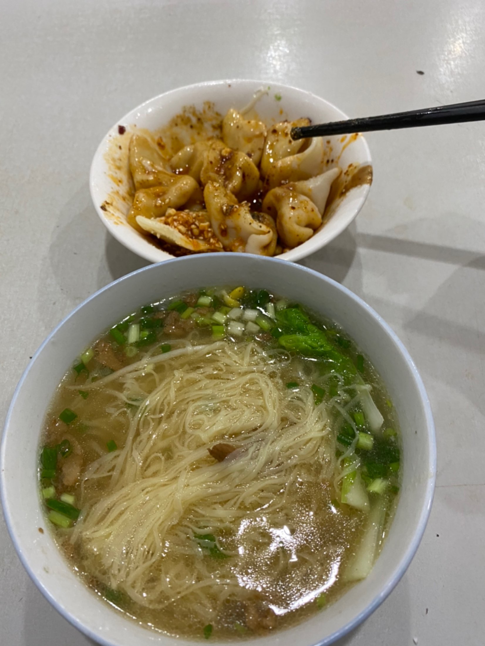 跑完步来碗最爱的金丝面