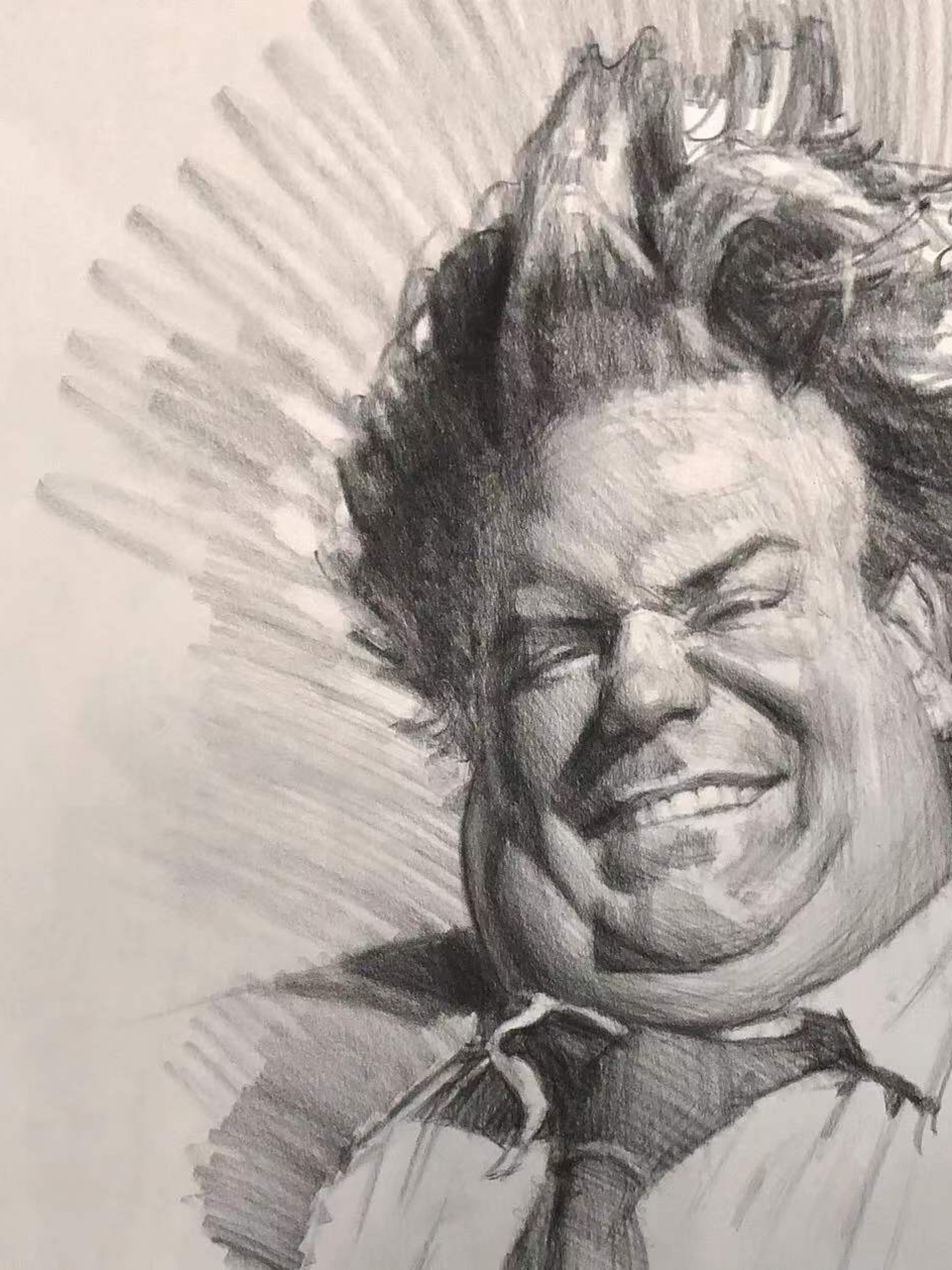 美国画家kevin的人物素描