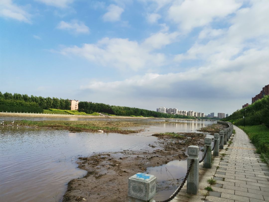 河對岸的風景果然不錯臨河山水秀,人在畫中游