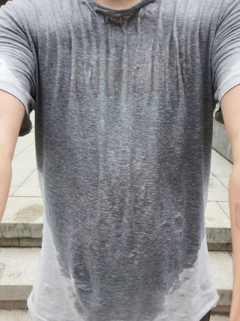 大汗淋漓的感觉真好!