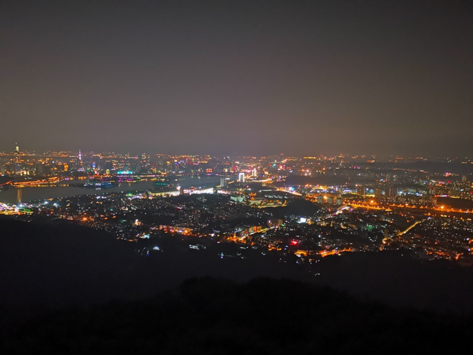 夜登紫金山,今晚我拥有这一切