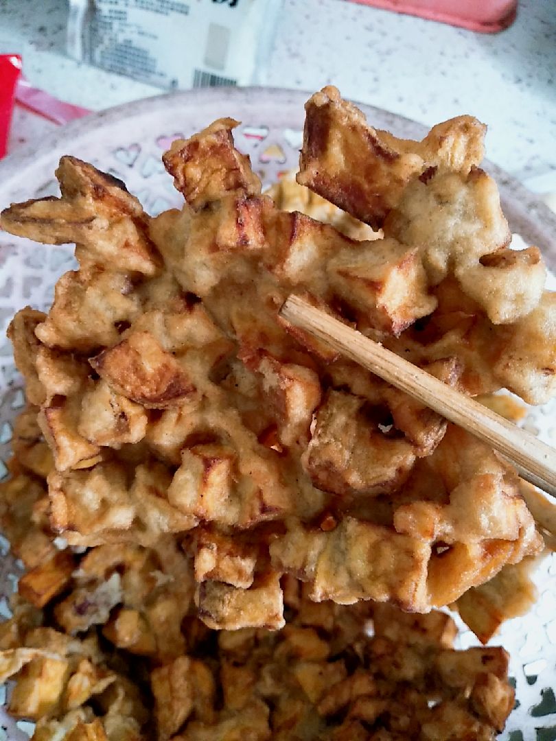 今日份吃饱喝足苕面窝,藕汤