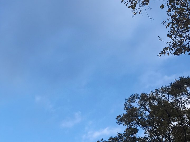 天开始放晴