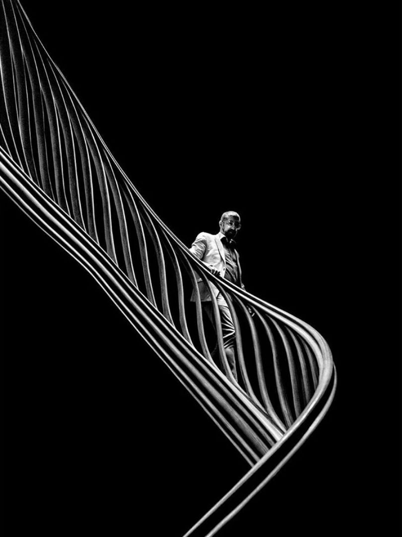 来自摄影师alan schaller的摄影作品欣赏 黑白的街头影像 在气氛感