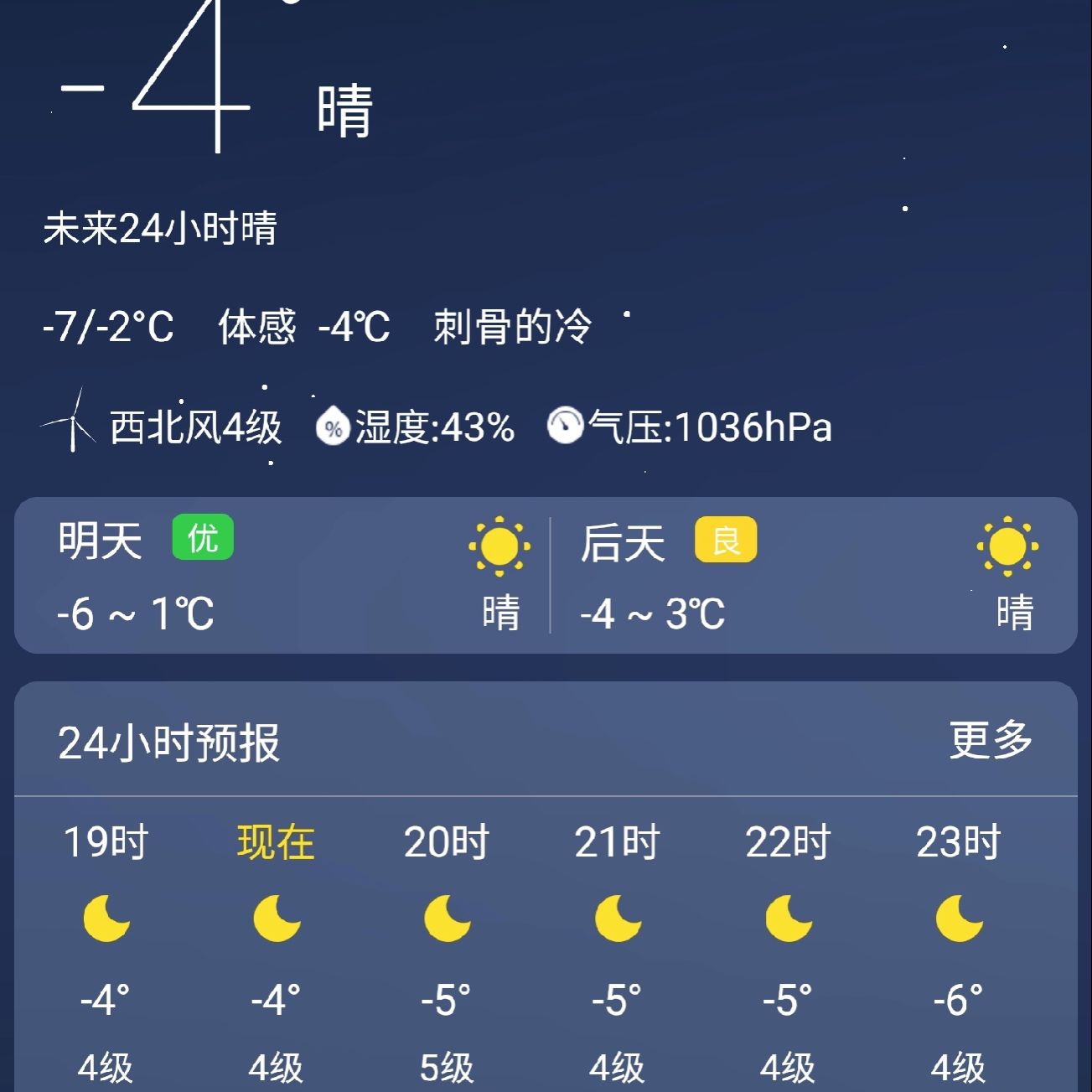 气温零下4度,西北风4级,穿着短袖外加防风外套 ,下身穿压缩裤加短裤