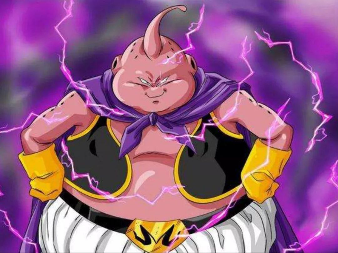 魔人布欧,胖版瘦版,小时候七龙珠对他都没印象,特意查了下,练哑铃的