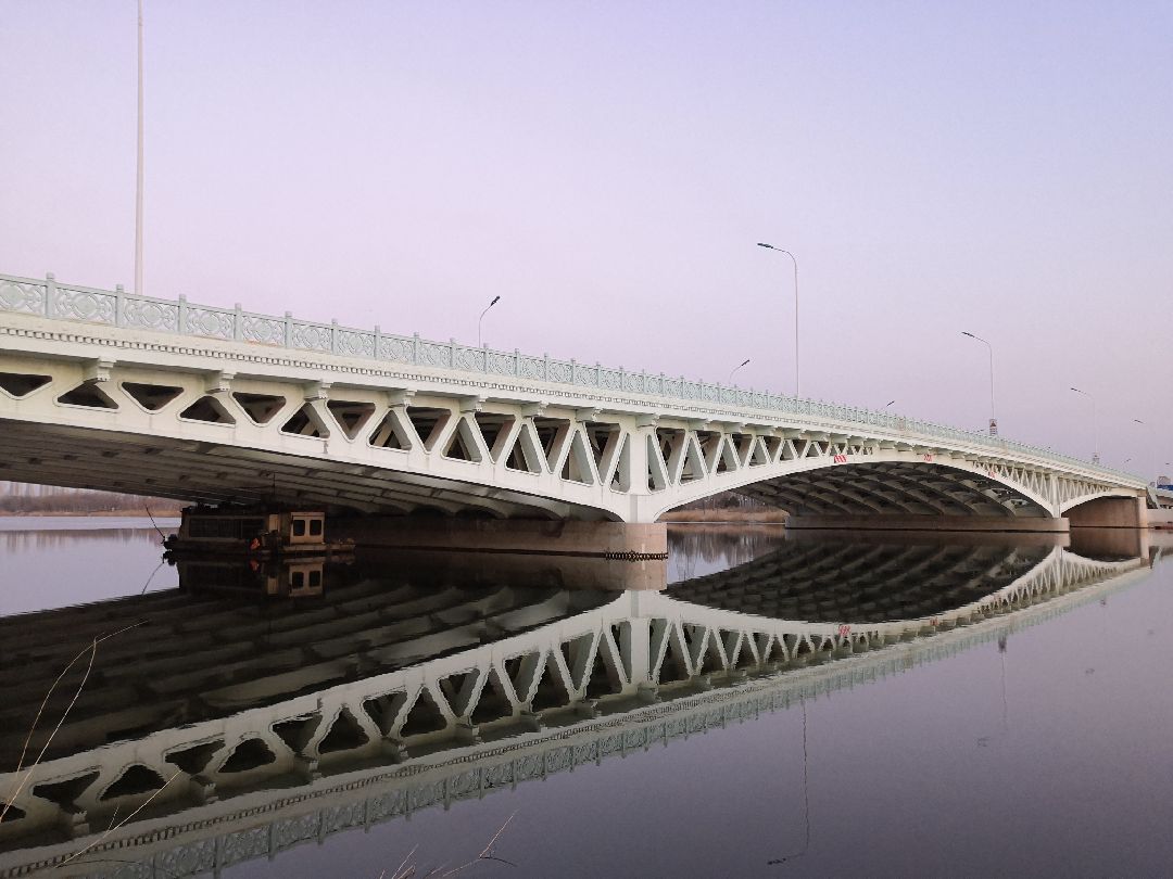 跑過的橋光華橋,國泰橋,富民橋,海津大橋,春意橋,吉兆橋從天黑到日出