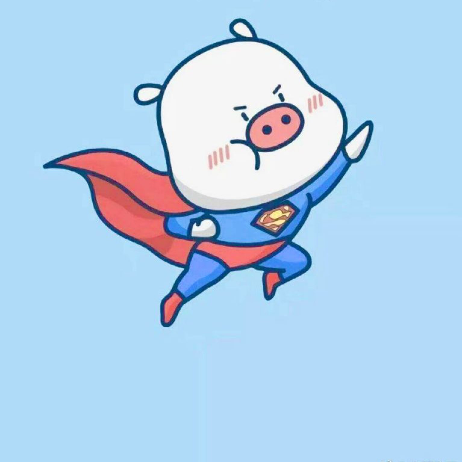 而我只是只小小的蚂蚁 但我要尽全力全力保护你 因为我是会飞的猪