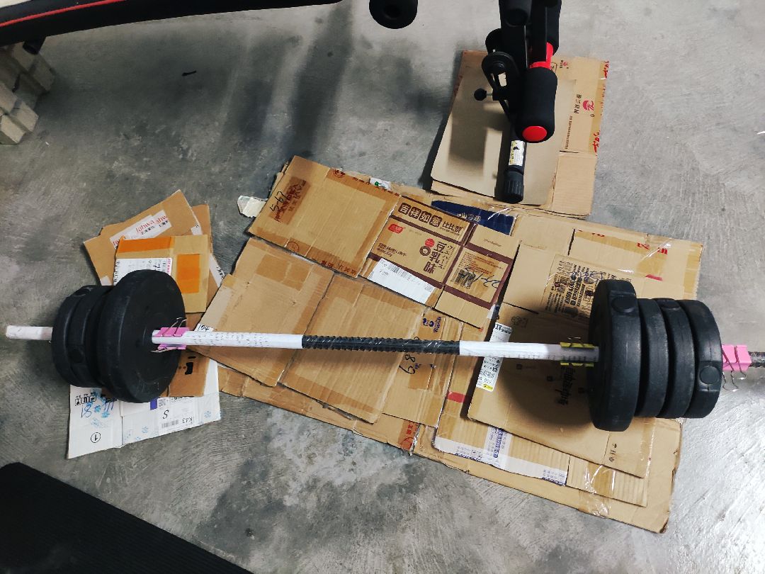 自制杠铃[酷][酷]